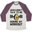 Virgin Teez  Baseball Tee Unisex Tri-Blend Baseball Tee / small / Oatmeal / Maroon AVOCADON'T TALK TO ME DURING MY WORKOUT UNISEX TRI-BLEND BASEBALL TEE