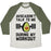 Virgin Teez  Baseball Tee Unisex Tri-Blend Baseball Tee / small / Oatmeal / Moss AVOCADON'T TALK TO ME DURING MY WORKOUT UNISEX TRI-BLEND BASEBALL TEE