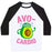 Virgin Teez  Baseball Tee Unisex Classic Baseball Tee / x-small / White/Black AVOCARDIO UNISEX CLASSIC BASEBALL TEE