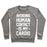 Virgin Teez  Pullover Crewneck Sweatshirt / x-small / Heathered Gray AVOIDING HUMAN CONTACT IS MY CARDIO CREWNECK SWEATSHIRT