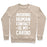 Virgin Teez  Pullover Crewneck Sweatshirt / x-small / Heathered Oatmeal AVOIDING HUMAN CONTACT IS MY CARDIO CREWNECK SWEATSHIRT