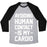 Virgin Teez  Baseball Tee Unisex Tri-Blend Baseball Tee / small / Athletic Gray / Black AVOIDING HUMAN CONTACT IS MY CARDIO UNISEX TRI-BLEND BASEBALL TEE