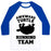 Virgin Teez  Baseball Tee Unisex Classic Baseball Tee / x-small / White/Blue AWKWARD TURTLE RUNNING TEAM UNISEX CLASSIC BASEBALL TEE
