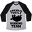 Virgin Teez  Baseball Tee Unisex Tri-Blend Baseball Tee / small / Athletic Gray / Black AWKWARD TURTLE RUNNING TEAM UNISEX TRI-BLEND BASEBALL TEE