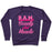Virgin Teez  Pullover Crewneck Sweatshirt / x-small / Purple B.A.M. BEAUTY AND MUSCLE CREWNECK SWEATSHIRT