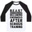 Virgin Teez  Baseball Tee Unisex Classic Baseball Tee / x-small / White/Black B.E.A.S.T UNISEX CLASSIC BASEBALL TEE
