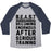 Virgin Teez  Baseball Tee Unisex Tri-Blend Baseball Tee / small / Athletic Gray / Navy B.E.A.S.T UNISEX TRI-BLEND BASEBALL TEE