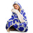 Abstract Pattren Hooded Blanket