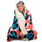 Abstract Pattren Hooded Blanket