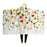 Abstract Pattren Hooded Blanket