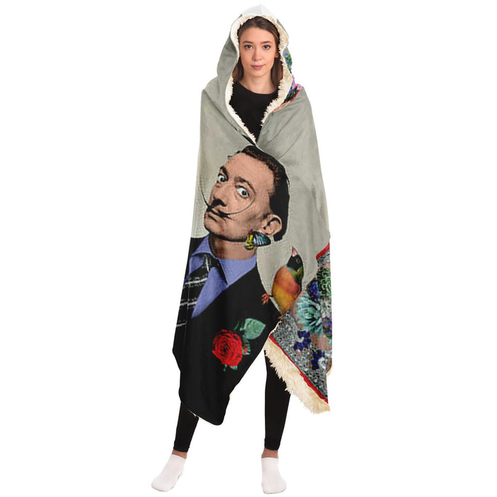 Frida & Dali Hooded Blanket