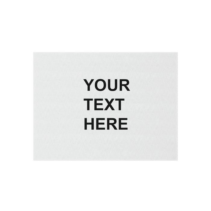 Personalized Rug, Custom Rug, With Your Own Text or Design, Handmade Custom Rug , Customized Outdoor Rug