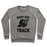 Virgin Teez  Pullover Crewneck Sweatshirt / x-small / Heathered Gray BABY GOT TRACK (DARK TANK) CREWNECK SWEATSHIRT