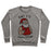 Virgin Teez  Pullover Crewneck Sweatshirt / x-small / Heathered Gray BABY IT'S SWOLE OUTSIDE SANTA CREWNECK SWEATSHIRT