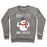 Virgin Teez  Pullover Crewneck Sweatshirt / x-small / Heathered Gray BABY IT'S SWOLE OUTSIDE SNOWMAN CREWNECK SWEATSHIRT