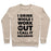 Virgin Teez  Pullover Crewneck Sweatshirt / x-small / Heathered Oatmeal BACARDIO CREWNECK SWEATSHIRT