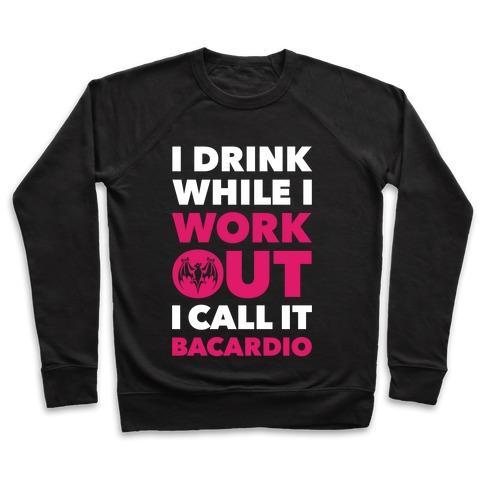 Virgin Teez  Pullover Crewneck Sweatshirt / x-small / Black BACARDIO CREWNECK SWEATSHIRT