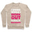 Virgin Teez  Pullover Crewneck Sweatshirt / x-small / Heathered Oatmeal BACARDIO CREWNECK SWEATSHIRT