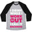Virgin Teez  Baseball Tee Unisex Tri-Blend Baseball Tee / small / Athletic Gray / Black BACARDIO UNISEX TRI-BLEND BASEBALL TEE