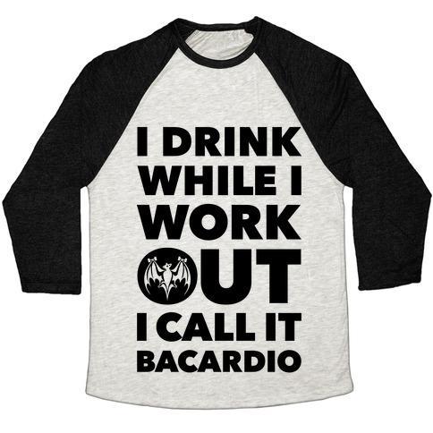 Virgin Teez  Baseball Tee Unisex Tri-Blend Baseball Tee / small / Oatmeal / Black BACARDIO UNISEX TRI-BLEND BASEBALL TEE