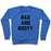 Virgin Teez  Pullover Crewneck Sweatshirt / x-small / Heathered Blue BAD AND BOOTY CREWNECK SWEATSHIRT