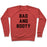 Virgin Teez  Pullover Crewneck Sweatshirt / x-small / Heathered Red BAD AND BOOTY CREWNECK SWEATSHIRT