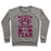 Virgin Teez  Pullover Crewneck Sweatshirt / x-small / Heathered Gray BAD BITCH LIFTING TEAM CREWNECK SWEATSHIRT