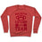 Virgin Teez  Pullover Crewneck Sweatshirt / x-small / Heathered Red BAD BITCH LIFTING TEAM CREWNECK SWEATSHIRT