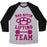 Virgin Teez  Baseball Tee Unisex Tri-Blend Baseball Tee / small / Athletic Gray / Black BAD BITCH LIFTING TEAM UNISEX TRI-BLEND BASEBALL TEE