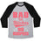 Virgin Teez  Baseball Tee Unisex Tri-Blend Baseball Tee / small / Athletic Gray / Black BAD BITCHES DO BURPEES UNISEX TRI-BLEND BASEBALL TEE