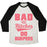 Virgin Teez  Baseball Tee Unisex Tri-Blend Baseball Tee / small / Oatmeal / Black BAD BITCHES DO BURPEES UNISEX TRI-BLEND BASEBALL TEE