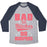 Virgin Teez  Baseball Tee Unisex Tri-Blend Baseball Tee / small / Athletic Gray / Navy BAD BITCHES DO BURPEES UNISEX TRI-BLEND BASEBALL TEE