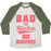 Virgin Teez  Baseball Tee Unisex Tri-Blend Baseball Tee / small / Oatmeal / Moss BAD BITCHES DO BURPEES UNISEX TRI-BLEND BASEBALL TEE