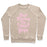 Virgin Teez  Pullover Crewneck Sweatshirt / x-small / Heathered Oatmeal BAD BITCHES DO HOT YOGA CREWNECK SWEATSHIRT