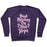 Virgin Teez  Pullover Crewneck Sweatshirt / x-small / Purple BAD BITCHES DO HOT YOGA CREWNECK SWEATSHIRT