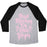 Virgin Teez  Baseball Tee Unisex Tri-Blend Baseball Tee / small / Athletic Gray / Black BAD BITCHES DO HOT YOGA UNISEX TRI-BLEND BASEBALL TEE
