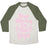Virgin Teez  Baseball Tee Unisex Tri-Blend Baseball Tee / small / Oatmeal / Moss BAD BITCHES DO HOT YOGA UNISEX TRI-BLEND BASEBALL TEE