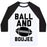Virgin Teez  Baseball Tee Unisex Classic Baseball Tee / x-small / White/Black BALL AND BOUJEE FOOTBALL PARODY UNISEX CLASSIC BASEBALL TEE