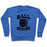 Virgin Teez  Pullover Crewneck Sweatshirt / x-small / Heathered Blue BALL BUSTER (BASKETBALL) CREWNECK SWEATSHIRT