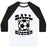Virgin Teez  Baseball Tee Unisex Classic Baseball Tee / x-small / White/Black BALL BUSTER (SOCCER) UNISEX CLASSIC BASEBALL TEE