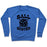 Virgin Teez  Pullover Crewneck Sweatshirt / x-small / Heathered Blue BALL BUSTER (VOLLEYBALL) CREWNECK SWEATSHIRT