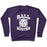 Virgin Teez  Pullover Crewneck Sweatshirt / x-small / Purple BALL BUSTER (VOLLEYBALL) CREWNECK SWEATSHIRT