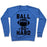 Virgin Teez  Pullover Crewneck Sweatshirt / x-small / Heathered Blue BALL SO HARD CREWNECK SWEATSHIRT