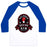 Virgin Teez  Baseball Tee Unisex Classic Baseball Tee / x-small / White/Blue BALROG'S BOXING GYM UNISEX CLASSIC BASEBALL TEE