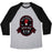 Virgin Teez  Baseball Tee Unisex Tri-Blend Baseball Tee / small / Athletic Gray / Black BALROG'S BOXING GYM UNISEX TRI-BLEND BASEBALL TEE
