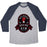 Virgin Teez  Baseball Tee Unisex Tri-Blend Baseball Tee / small / Athletic Gray / Navy BALROG'S BOXING GYM UNISEX TRI-BLEND BASEBALL TEE