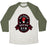 Virgin Teez  Baseball Tee Unisex Tri-Blend Baseball Tee / small / Oatmeal / Moss BALROG'S BOXING GYM UNISEX TRI-BLEND BASEBALL TEE