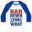 Virgin Teez  Baseball Tee Unisex Classic Baseball Tee / x-small / White/Blue BAR DOWN FOR WHAT UNISEX CLASSIC BASEBALL TEE
