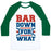 Virgin Teez  Baseball Tee Unisex Classic Baseball Tee / x-small / White/Dark Green BAR DOWN FOR WHAT UNISEX CLASSIC BASEBALL TEE