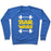 Virgin Teez  Pullover Crewneck Sweatshirt / x-small / Heathered Blue BAR WARS CREWNECK SWEATSHIRT
